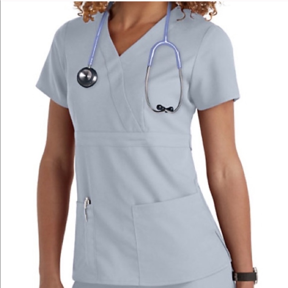 Grey’s Anatomy Khaki XXS Scrub Top